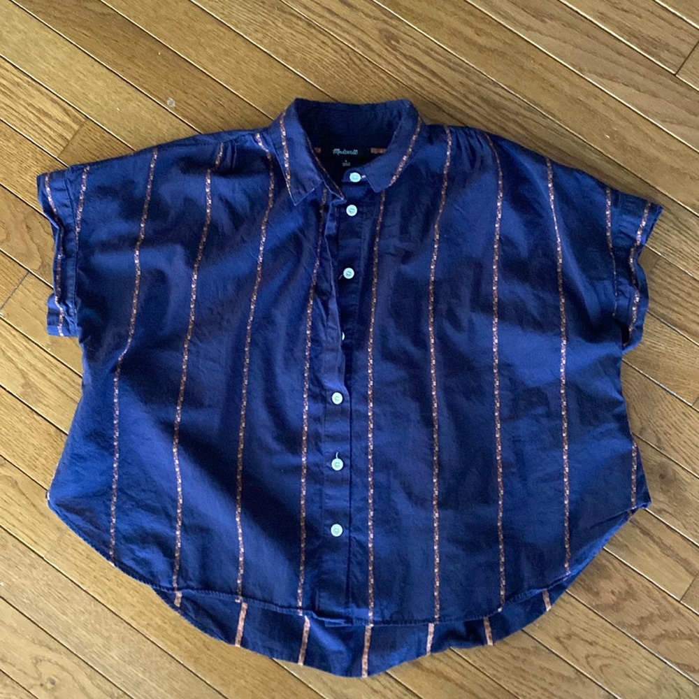 Madewell shirt size S short sleeve